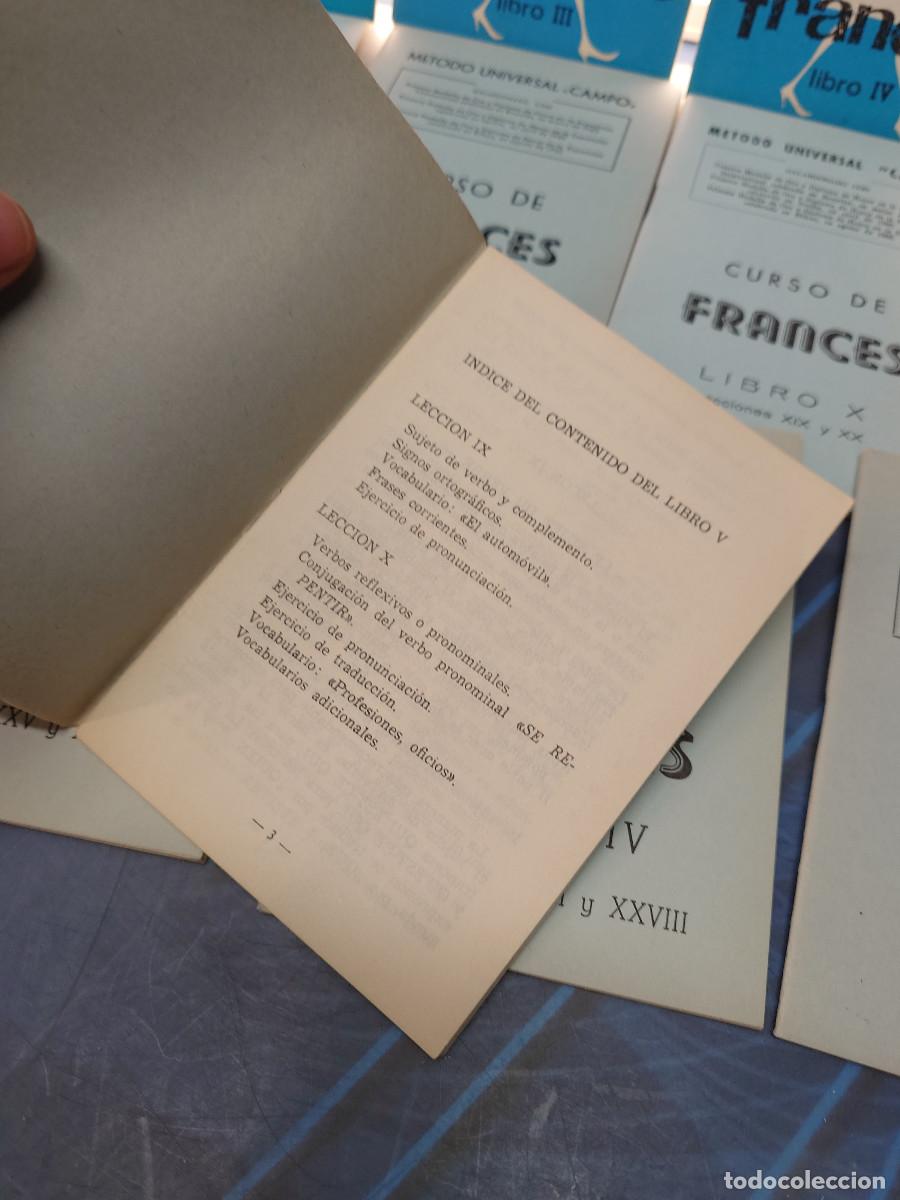 Libros de segunda mano: 1 al 15, curso de Franc&eacute;s, m&eacute;todo universal campo - Foto 10