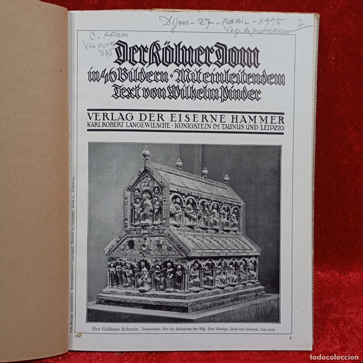Libros de segunda mano: DER K&Ouml;LNER - DOM - TEXT VON WILHELM PINDER - 46 B&Iuml;LDER - DER EISERNE HAMMER / 1.164 - Foto 3