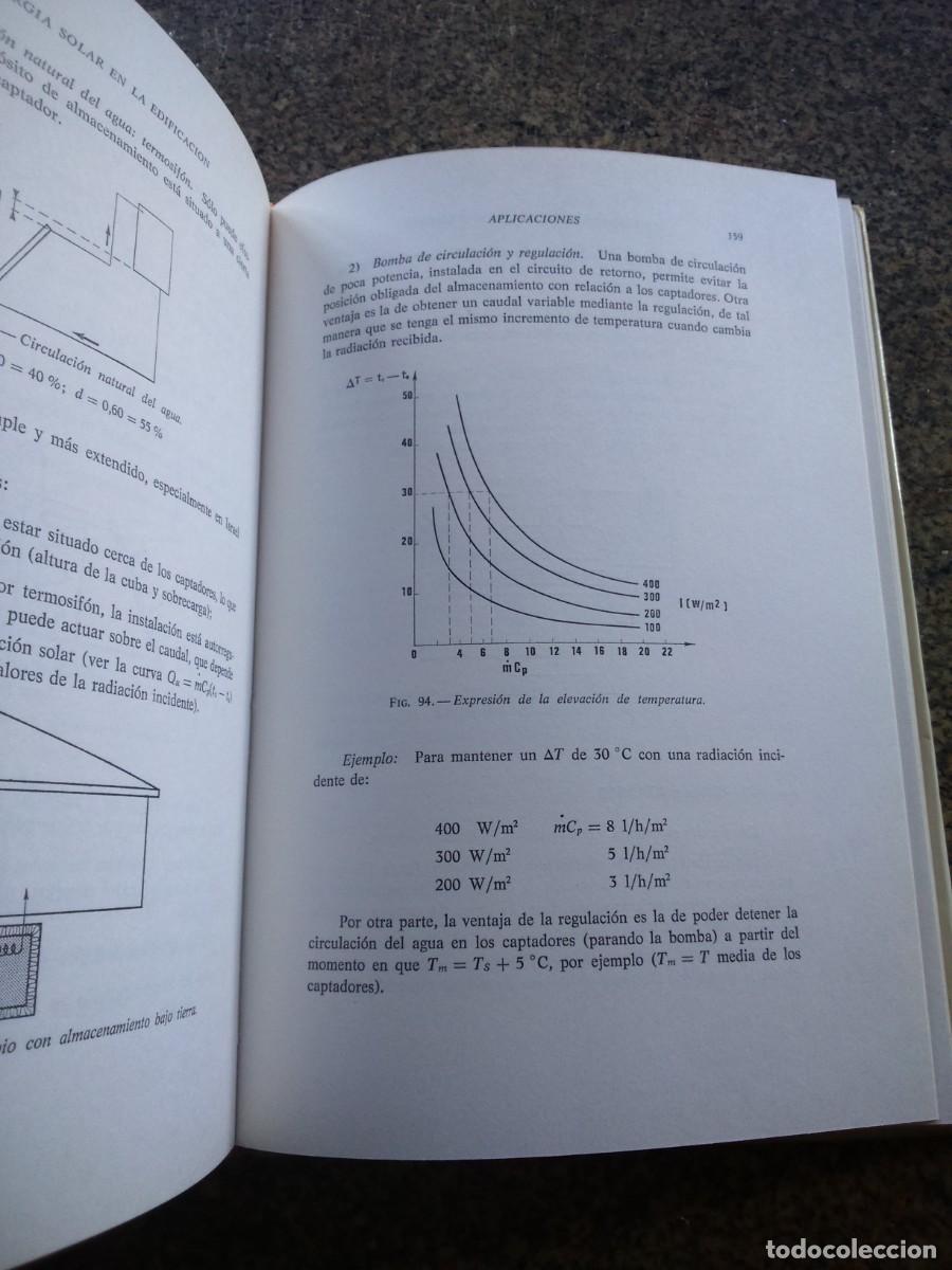 Libros de segunda mano: LA ENERGIA SOLAR EN LA EDIFICACION -- VARIOS AUTORES -- 1978 -- - Foto 2
