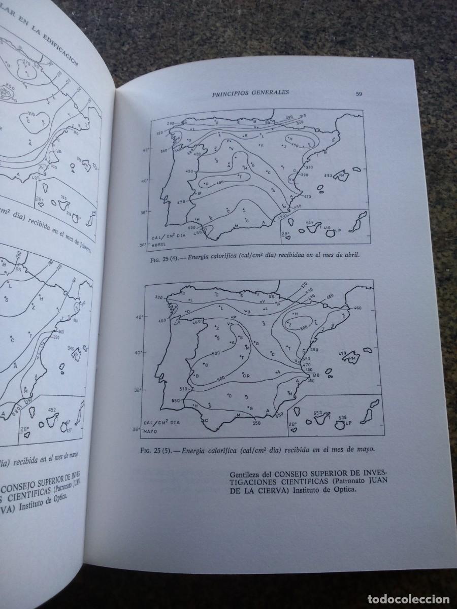 Libros de segunda mano: LA ENERGIA SOLAR EN LA EDIFICACION -- VARIOS AUTORES -- 1978 -- - Foto 3