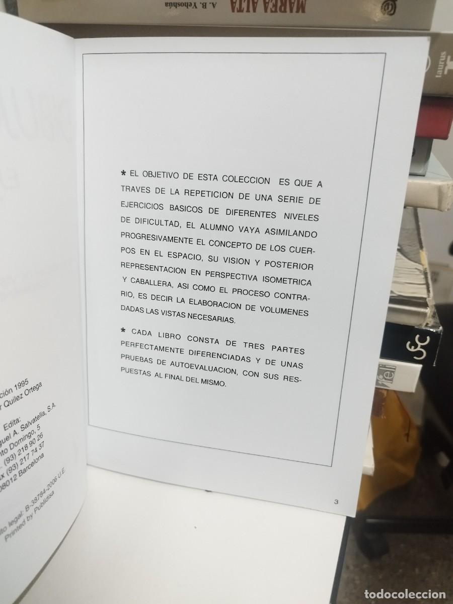 Libros de segunda mano: Dibujo t&eacute;cnico. Ejercicios. P. Quilez Ortega. Salvatella. - Foto 6