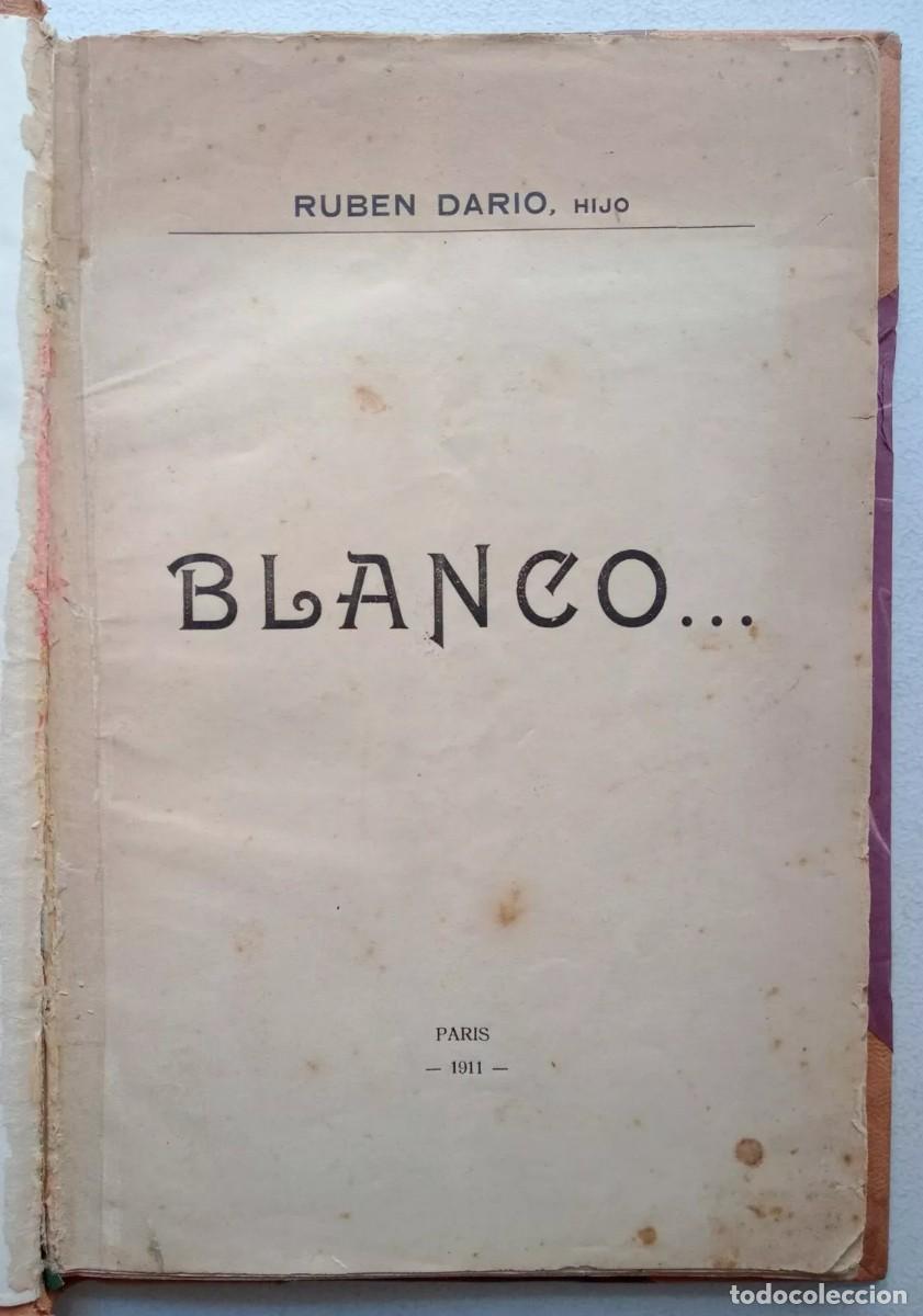 Libros de segunda mano: Lascano Tegui, Emilio - Blanco... - Primera Edici&oacute;n - (1911) - Foto 1