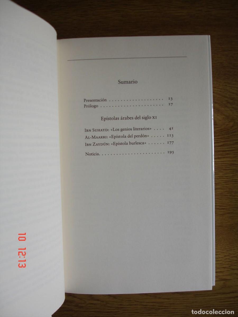 Libros de segunda mano: EP&Iacute;STOLAS &Aacute;RABES DEL SIGLO XI - VV.AA. - ED. C&Iacute;RCULO DE LECTORES, 1999 - Foto 4