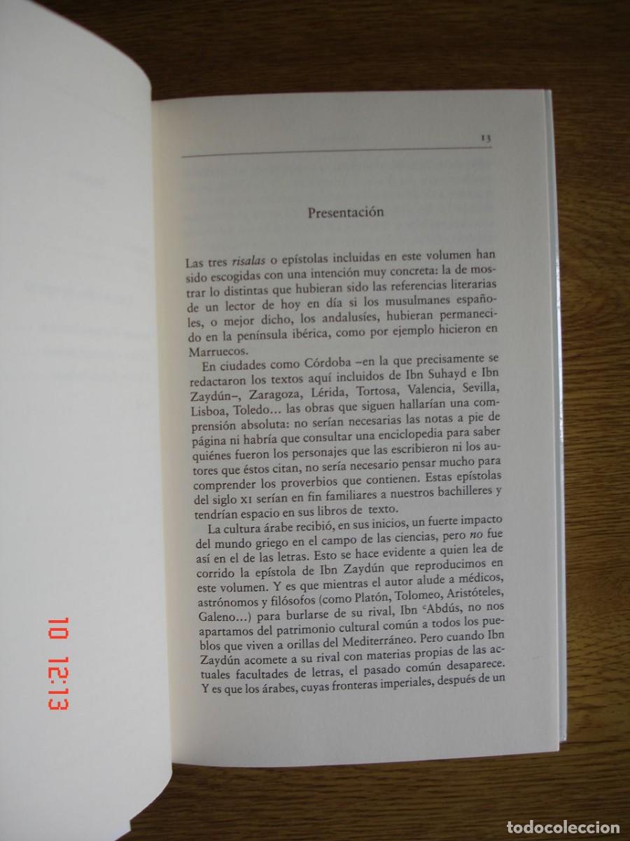 Libros de segunda mano: EP&Iacute;STOLAS &Aacute;RABES DEL SIGLO XI - VV.AA. - ED. C&Iacute;RCULO DE LECTORES, 1999 - Foto 5