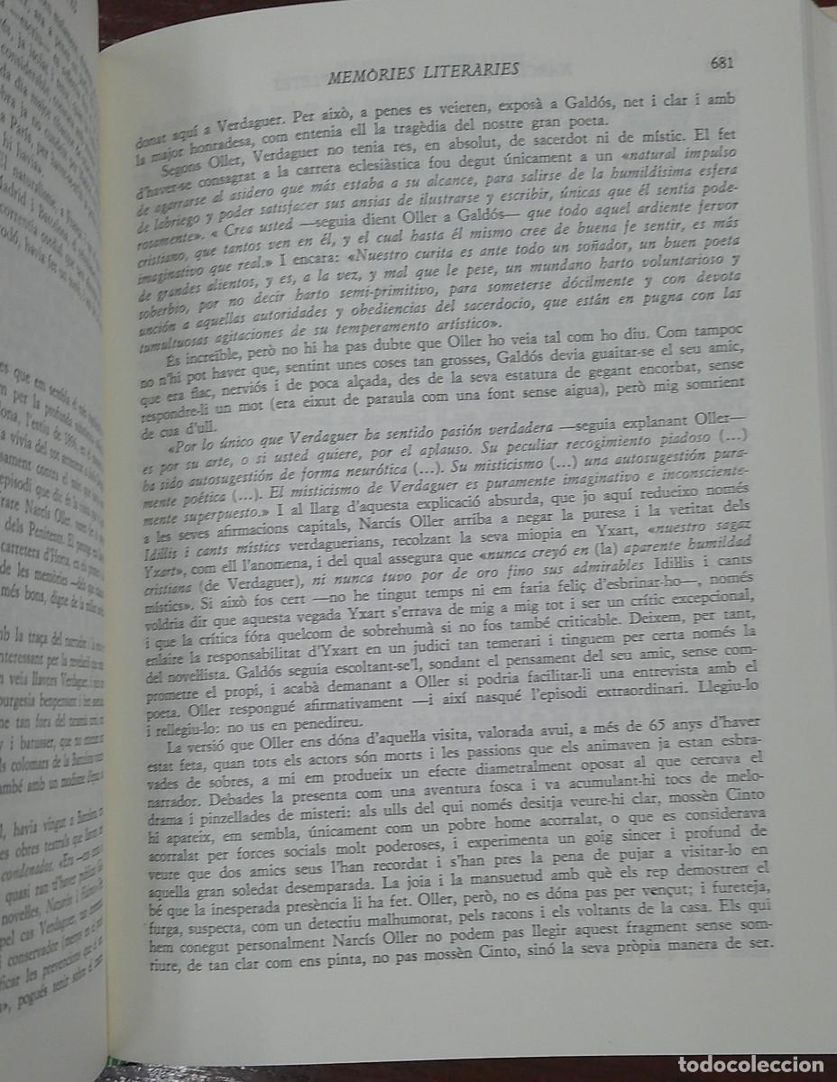 Libros de segunda mano: Narcis Oller. Obres completes 2 volums. Editorial Selecta - OLLER, NARCIS - Foto 5