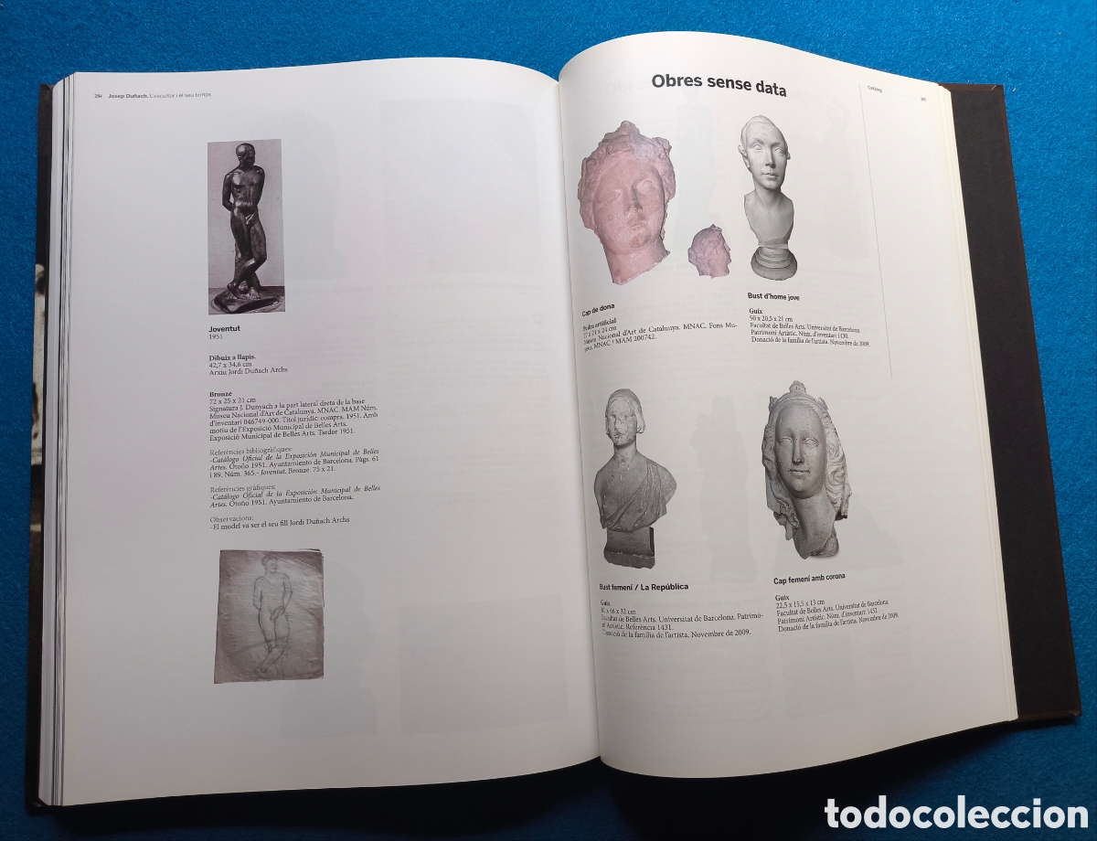 Libros de segunda mano: JOSEP DU&Ntilde;ACH ESCULTOR OBRA LIBRO DESCATALOGADO - Foto 9