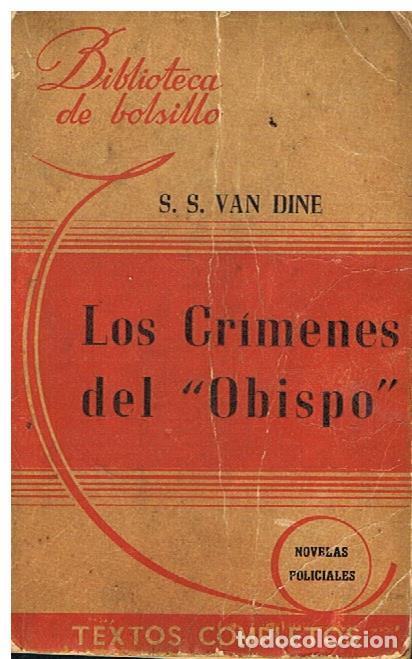 Libros de segunda mano: Los cr&iacute;menes del Obispo - S.S. Van Dine - Foto 1