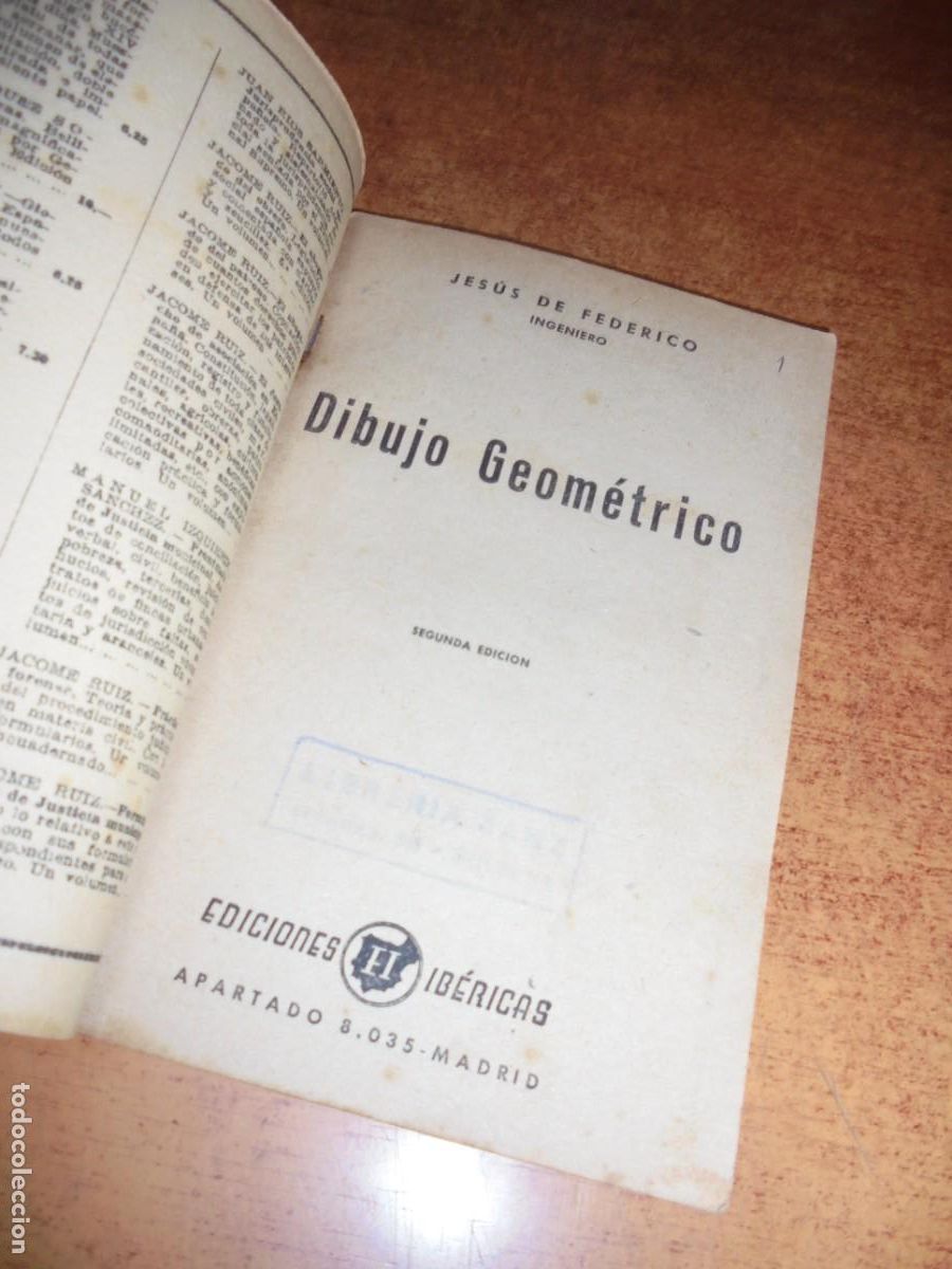 Libros de segunda mano: DIBUJO GEOMETRICO (JESUS DE FEDERICO) - Foto 3