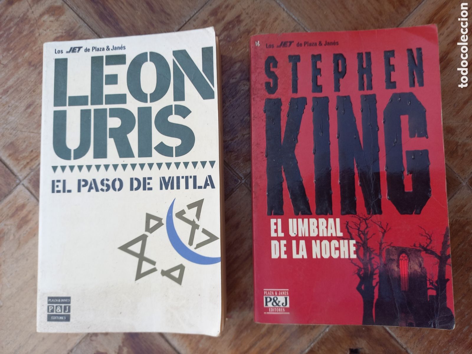 Libros de segunda mano: Libro Le&oacute;n uris, el paso de mitla, Stephen King, el umbral de la noche - Foto 1