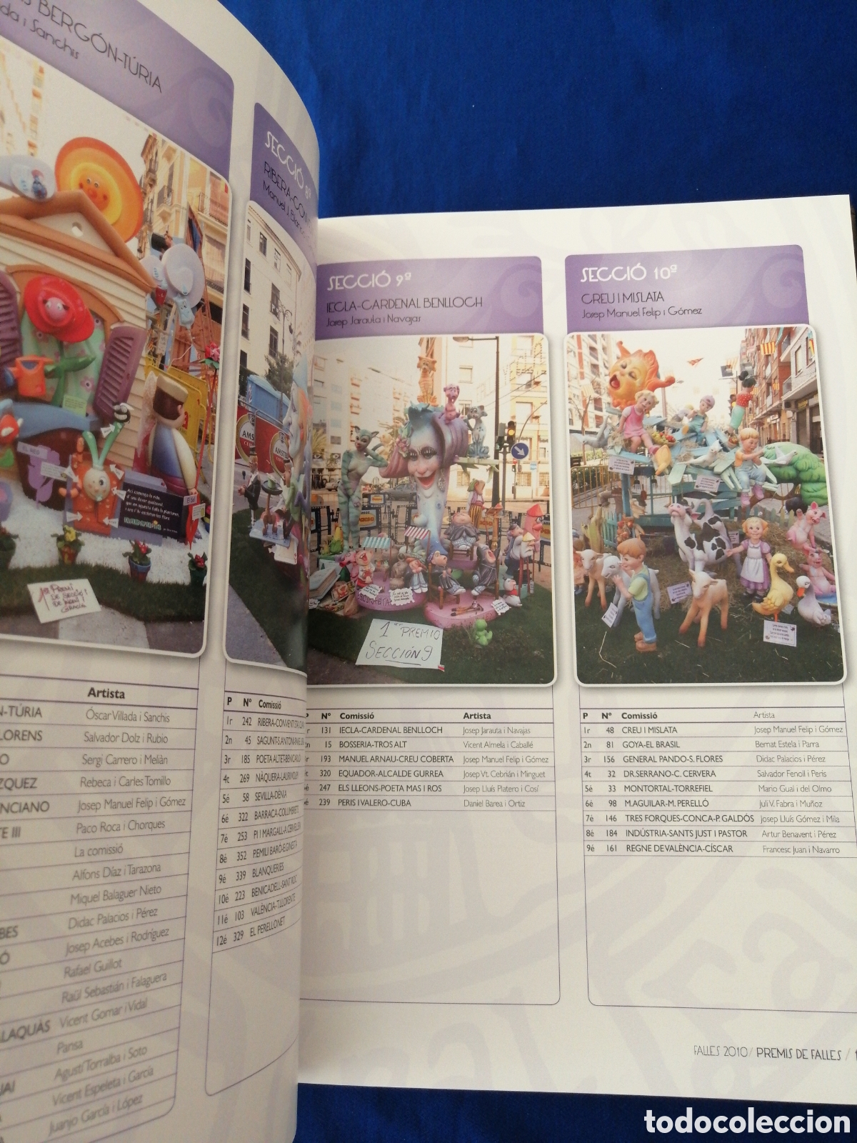 Libros de segunda mano: LIBRO FALLERO 2010 -JUNTA CENTRAL FALLERA VALENCIA-FALLAS DE VALENCIA - Foto 7