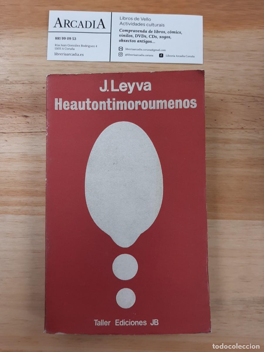 Libros de segunda mano: Heautontimoroumenos - J. Leyva - Foto 1