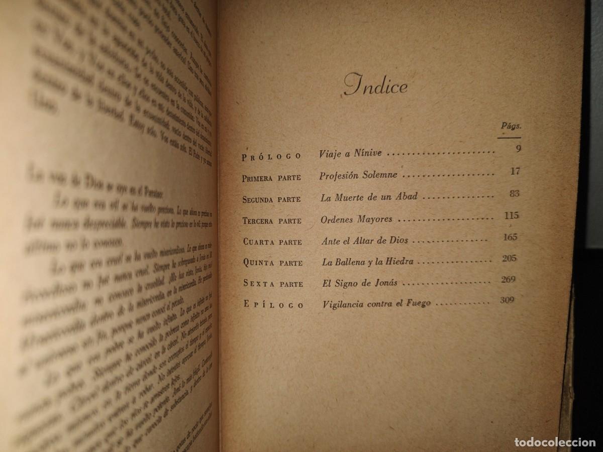 Libros de segunda mano: 116- EL SIGNO DE JONAS - THOMAS MERTON - EDITORIAL CUMBRE 1954 - Foto 6