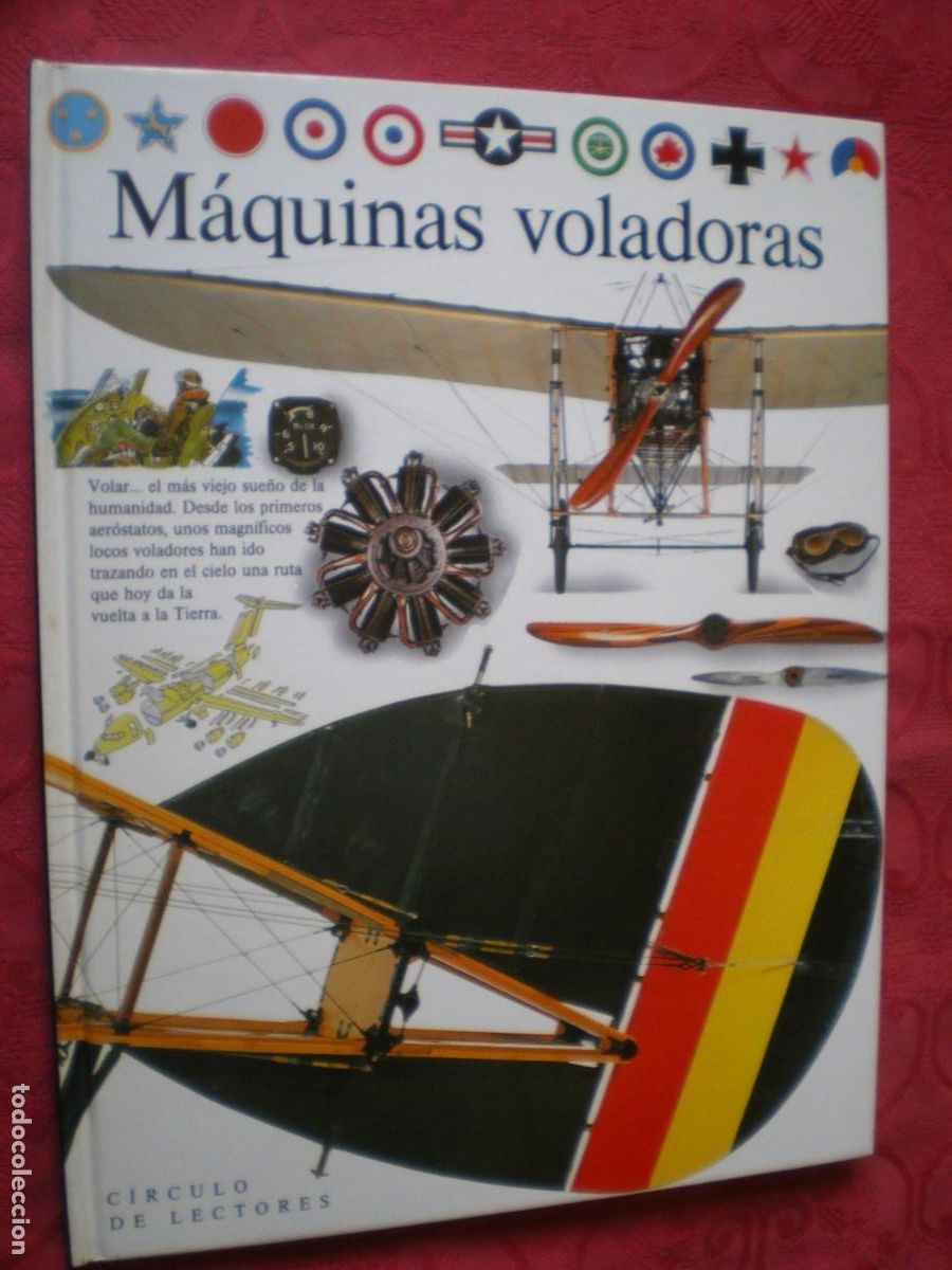 Libros de segunda mano: M&Aacute;QUINAS VOLADORAS. BIBLIOTECA VISUAL ALTEA. C&Iacute;RCULO DE LECTORES. - Foto 1