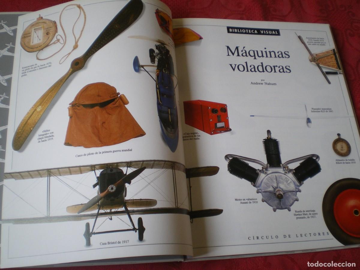 Libros de segunda mano: M&Aacute;QUINAS VOLADORAS. BIBLIOTECA VISUAL ALTEA. C&Iacute;RCULO DE LECTORES. - Foto 3