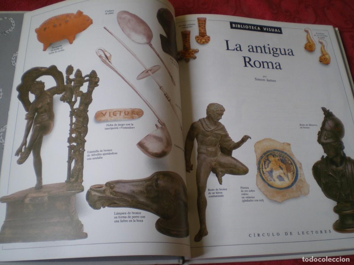 Libros de segunda mano: LA ANTIGUA ROMA. BIBLIOTECA VISUAL ALTEA. C&Iacute;RCULO DE LECTORES. - Foto 3