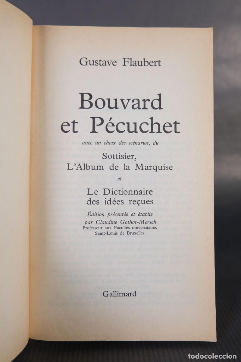 Libros de segunda mano: Bouvard et P&eacute;cuchet - Gustave Flaubert - Ed. Gallimard 1950 - Foto 5