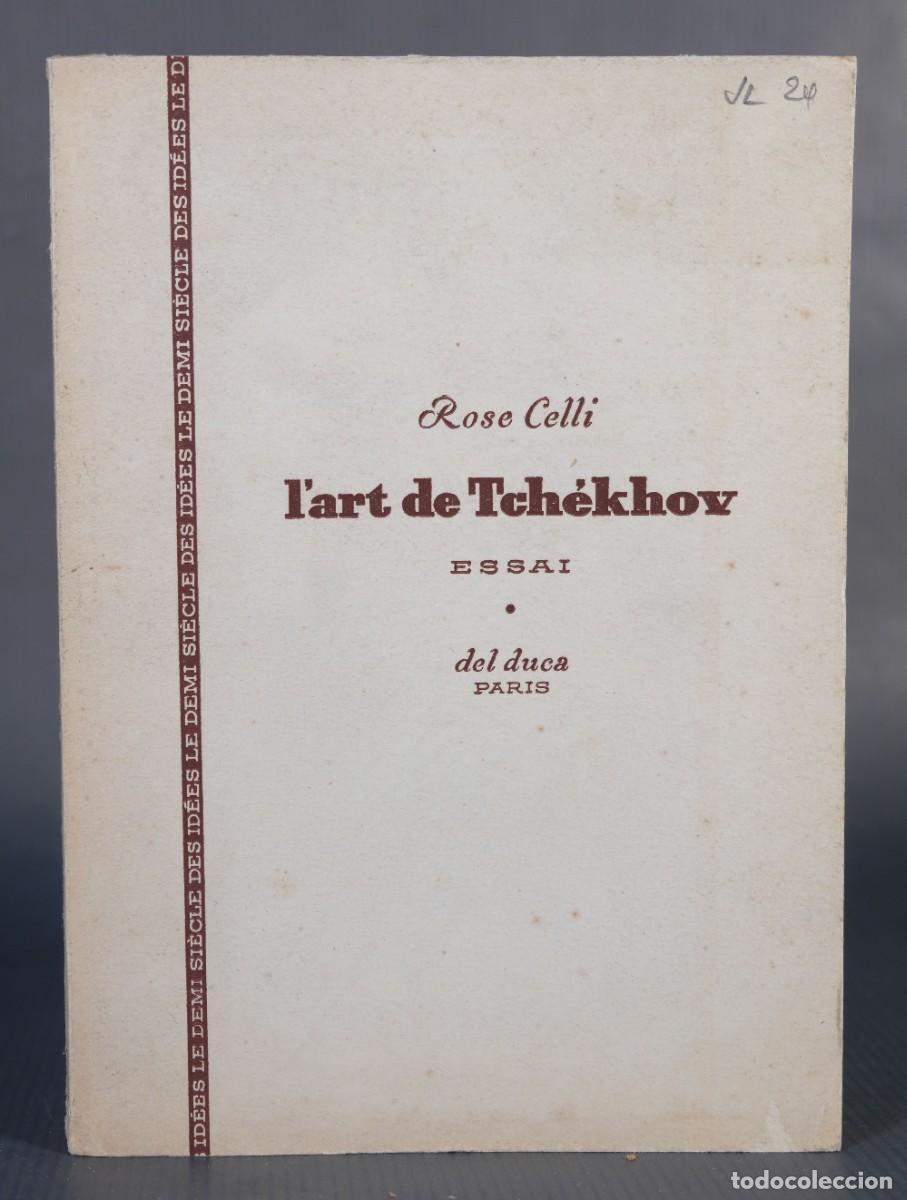 Second hand books: L'art de Tch&eacute;khov - Rose Celli - Editions Mondiales, 1958
