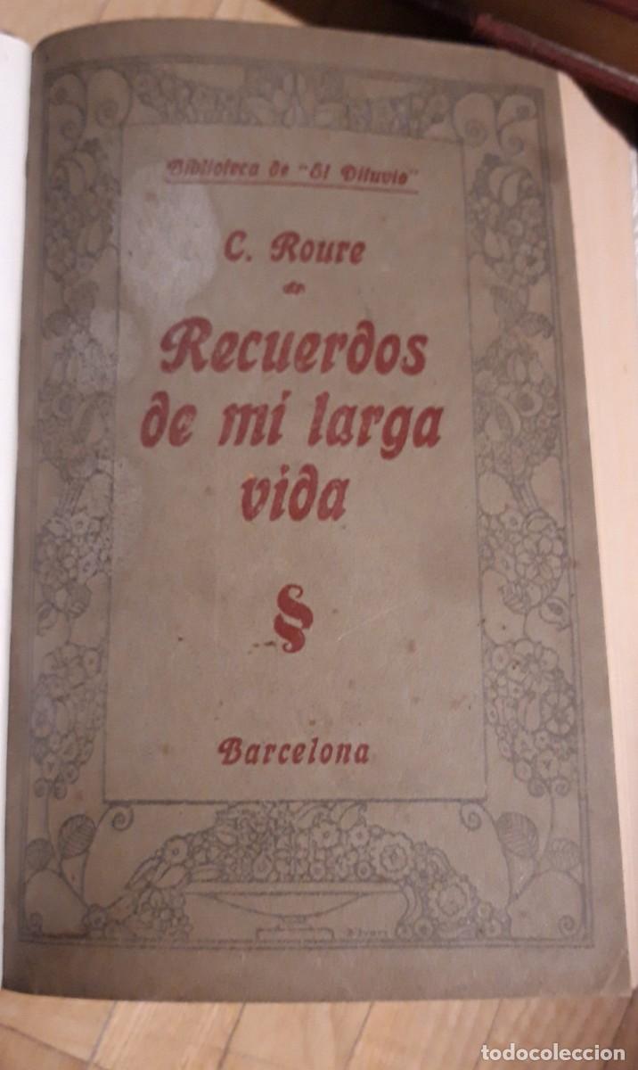 Libros de segunda mano: Conrado Roure. Recuerdos de mi larga vida - Foto 2
