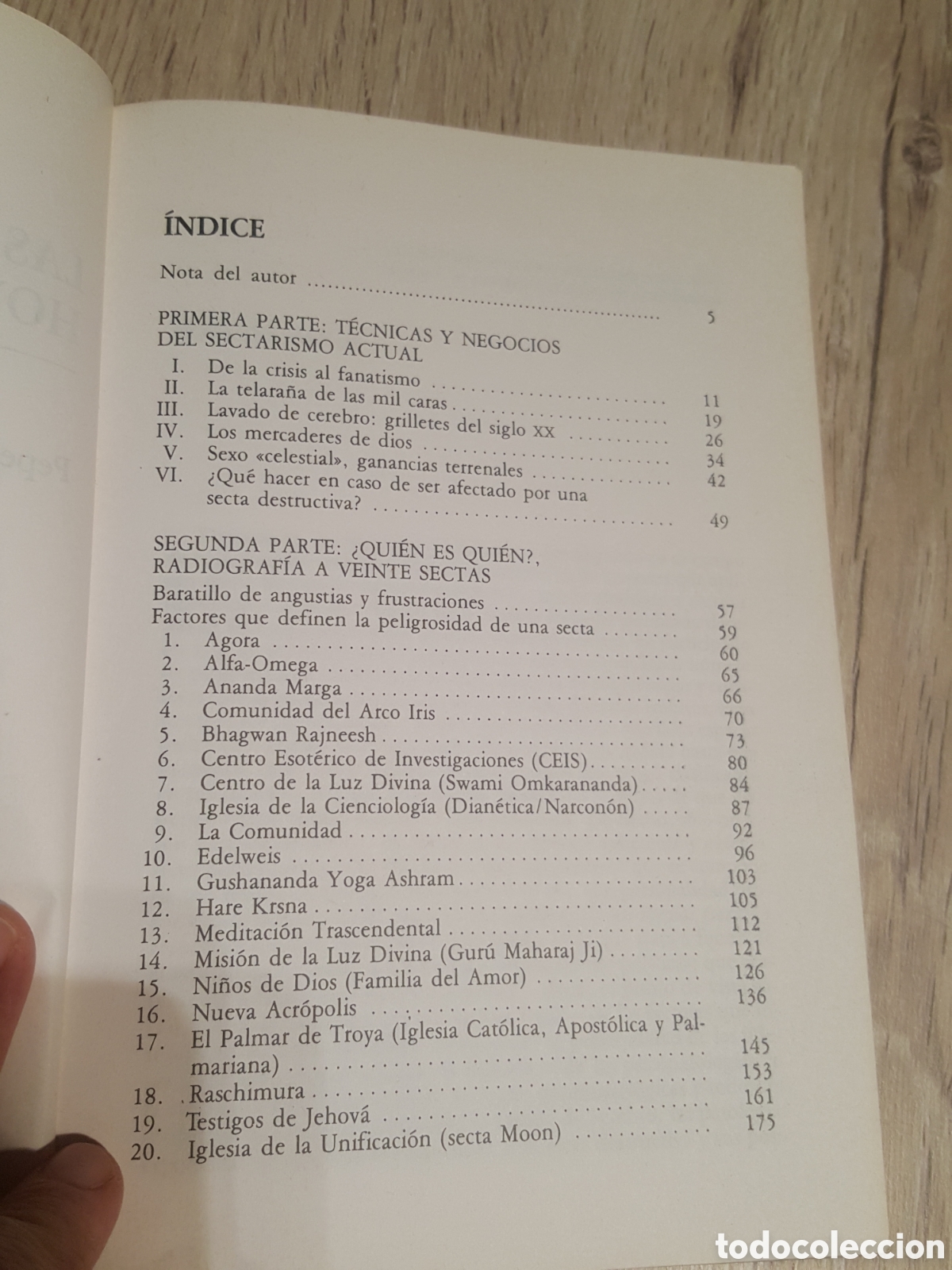 Libros de segunda mano: Las sectas hoy y aqui. Pepe Rodriguez - Foto 3
