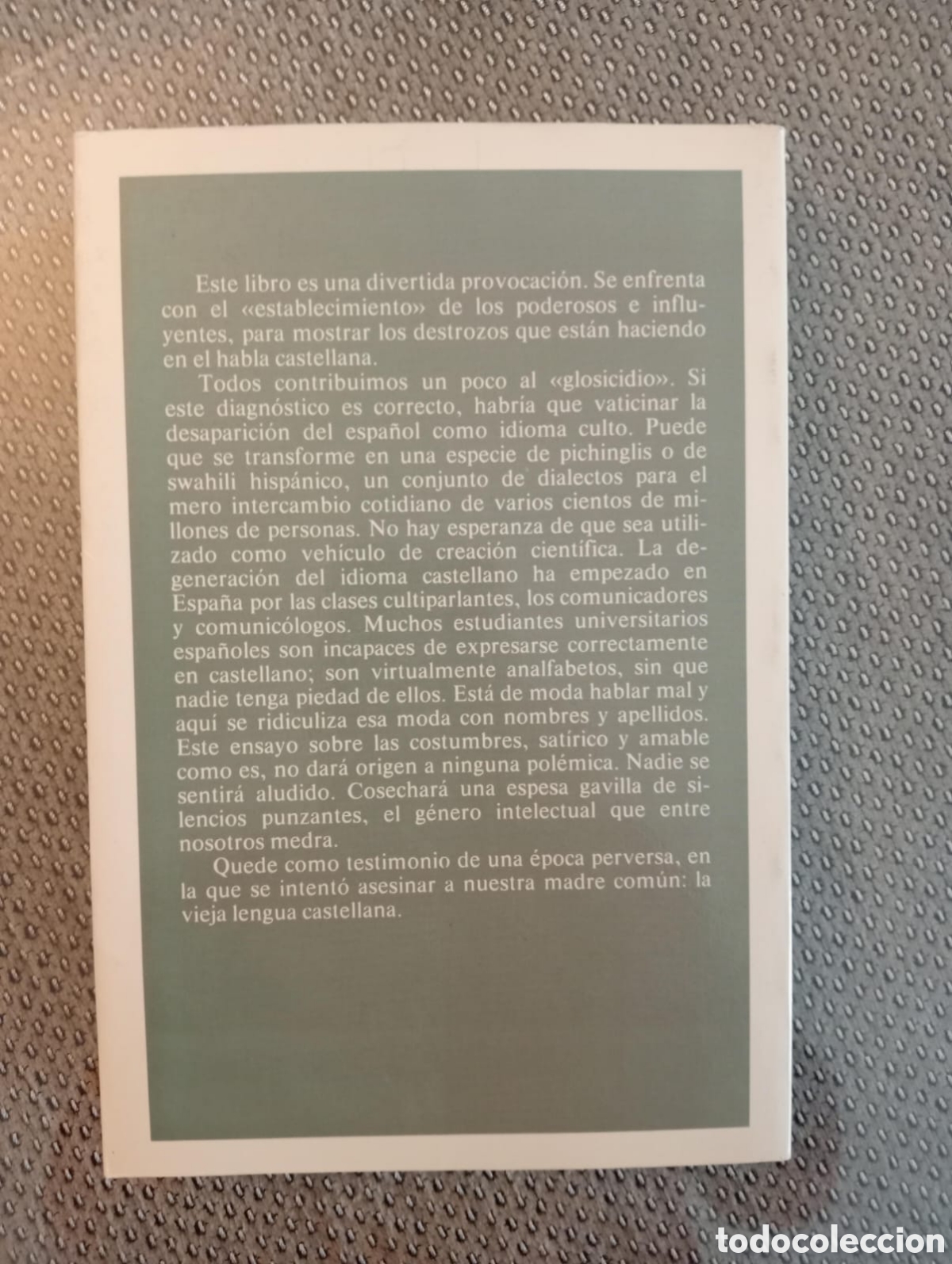 Libros de segunda mano: La perversi&oacute;n del lenguaje / Amando de Miguel - Foto 3