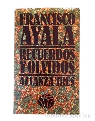 Libros de segunda mano: Ayala, Francisco.- RECUERDOS Y OLVIDOS (1982 Dedicado) - Foto 1