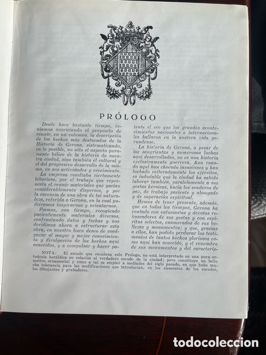 Libros de segunda mano: GERONA HIST&Oacute;RICA. Joaqu&iacute;n Pla Cargol. - Foto 6