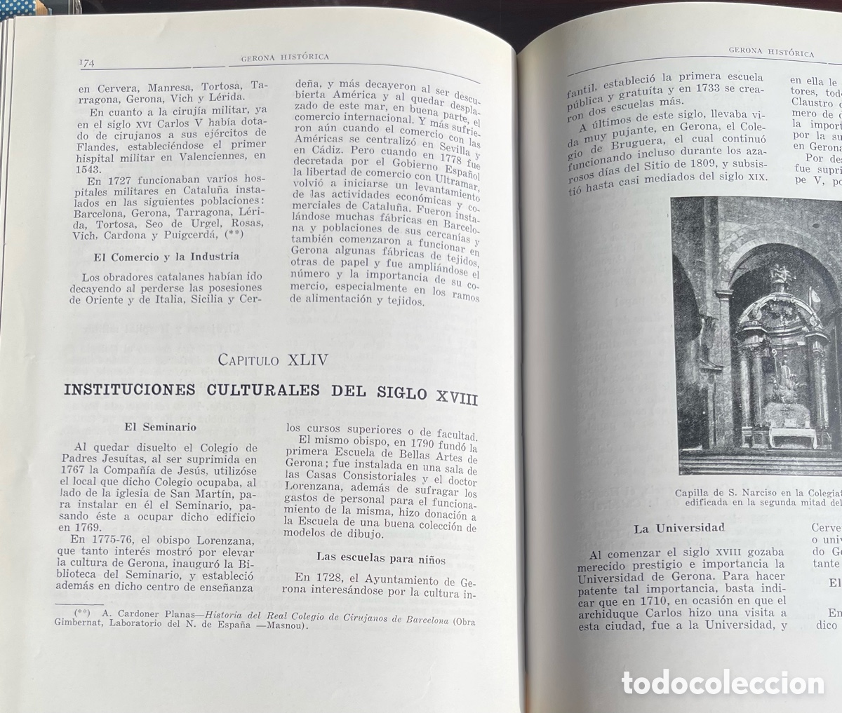 Libros de segunda mano: GERONA HIST&Oacute;RICA. Joaqu&iacute;n Pla Cargol. - Foto 8