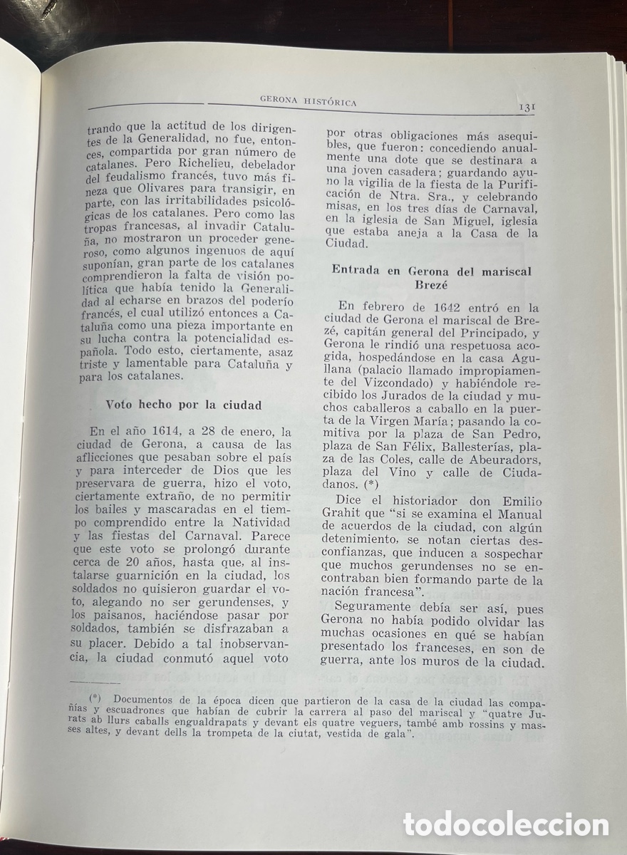 Libros de segunda mano: GERONA HIST&Oacute;RICA. Joaqu&iacute;n Pla Cargol. - Foto 10