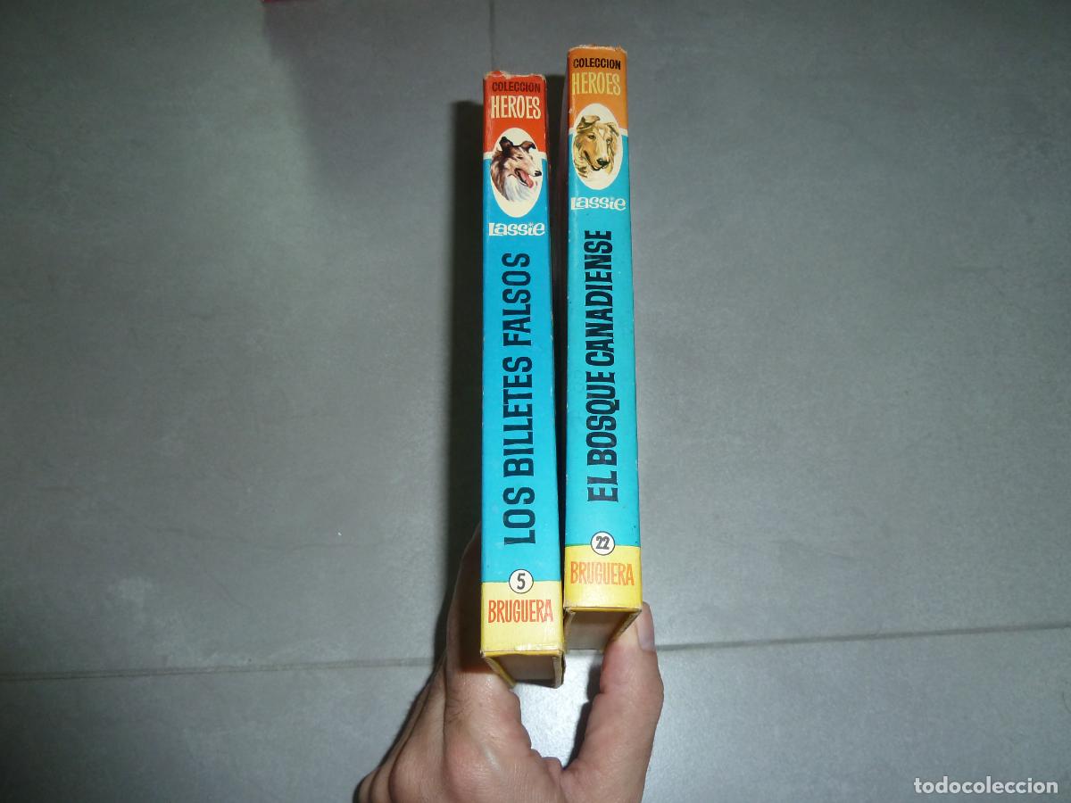 Libros de segunda mano: Libros. Bruguera Colecci&oacute;n h&eacute;roes. Lassie, 2 n&uacute;meros - Foto 3