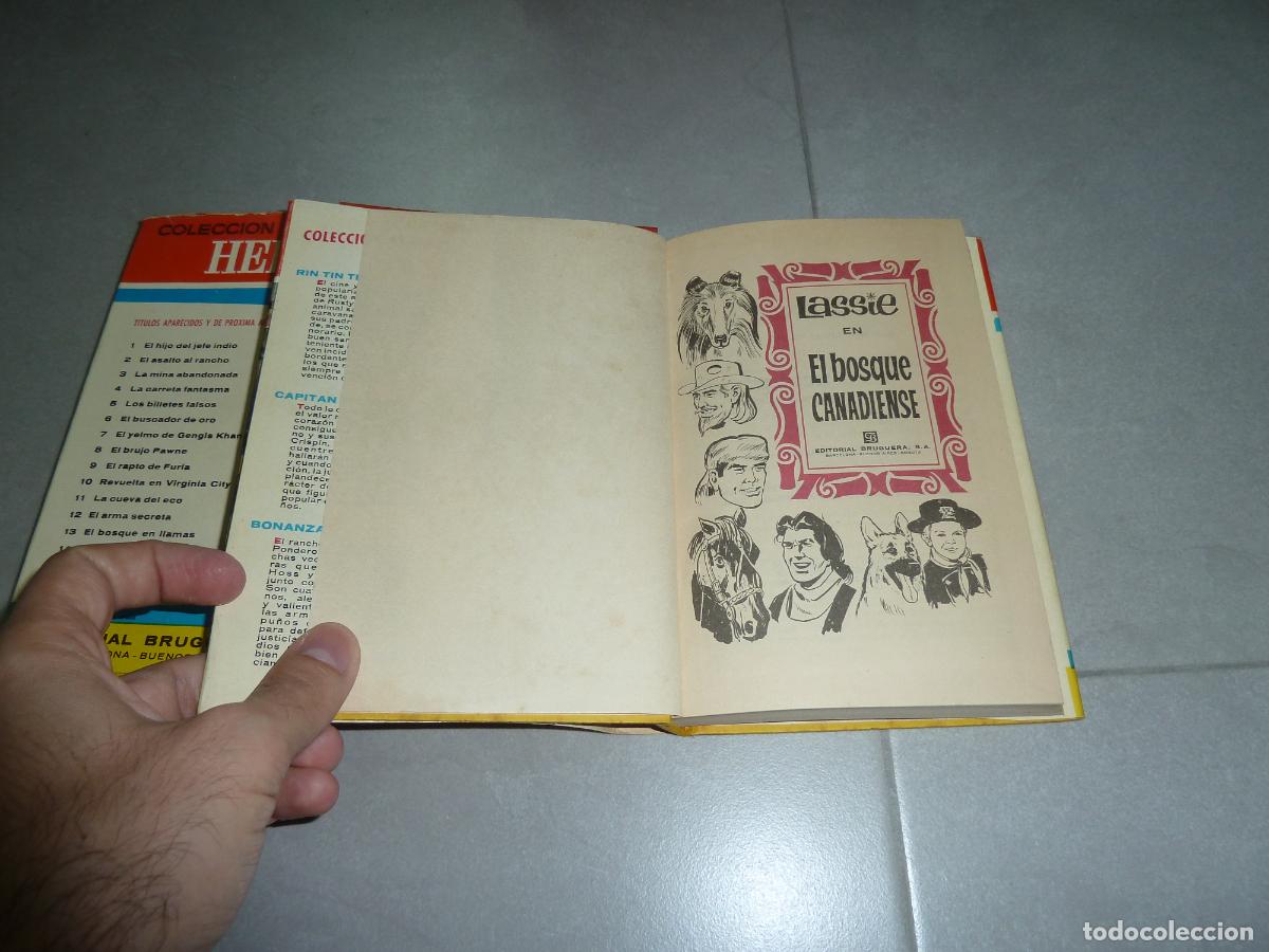 Libros de segunda mano: Libros. Bruguera Colecci&oacute;n h&eacute;roes. Lassie, 2 n&uacute;meros - Foto 7