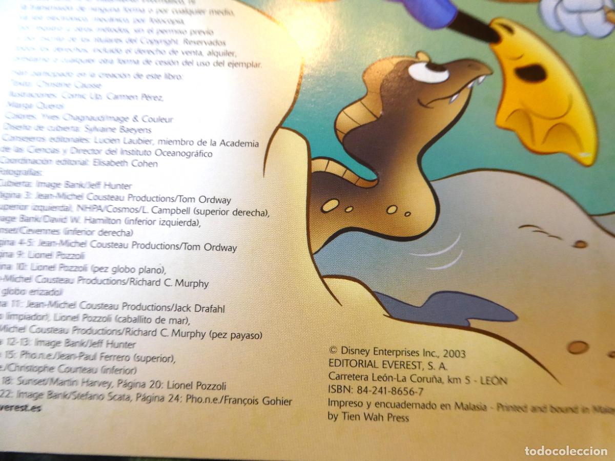 Libros de segunda mano: &iquest; QUE SABES DE EL MAR ? DISNEY , ANIMADO , INTERACTIVO nuevo - Foto 2