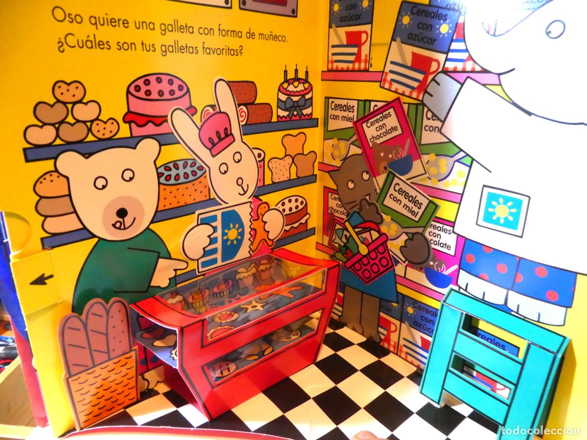 Libros de segunda mano: El Supermercado , Jo Lodge, interactivo desplegable nuevo - Foto 3