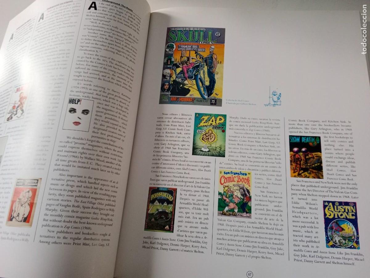 Libros de segunda mano: CATALOGO EXPOSICI&Oacute;N GILBERT SHELTON. FREAK OUT - Foto 3