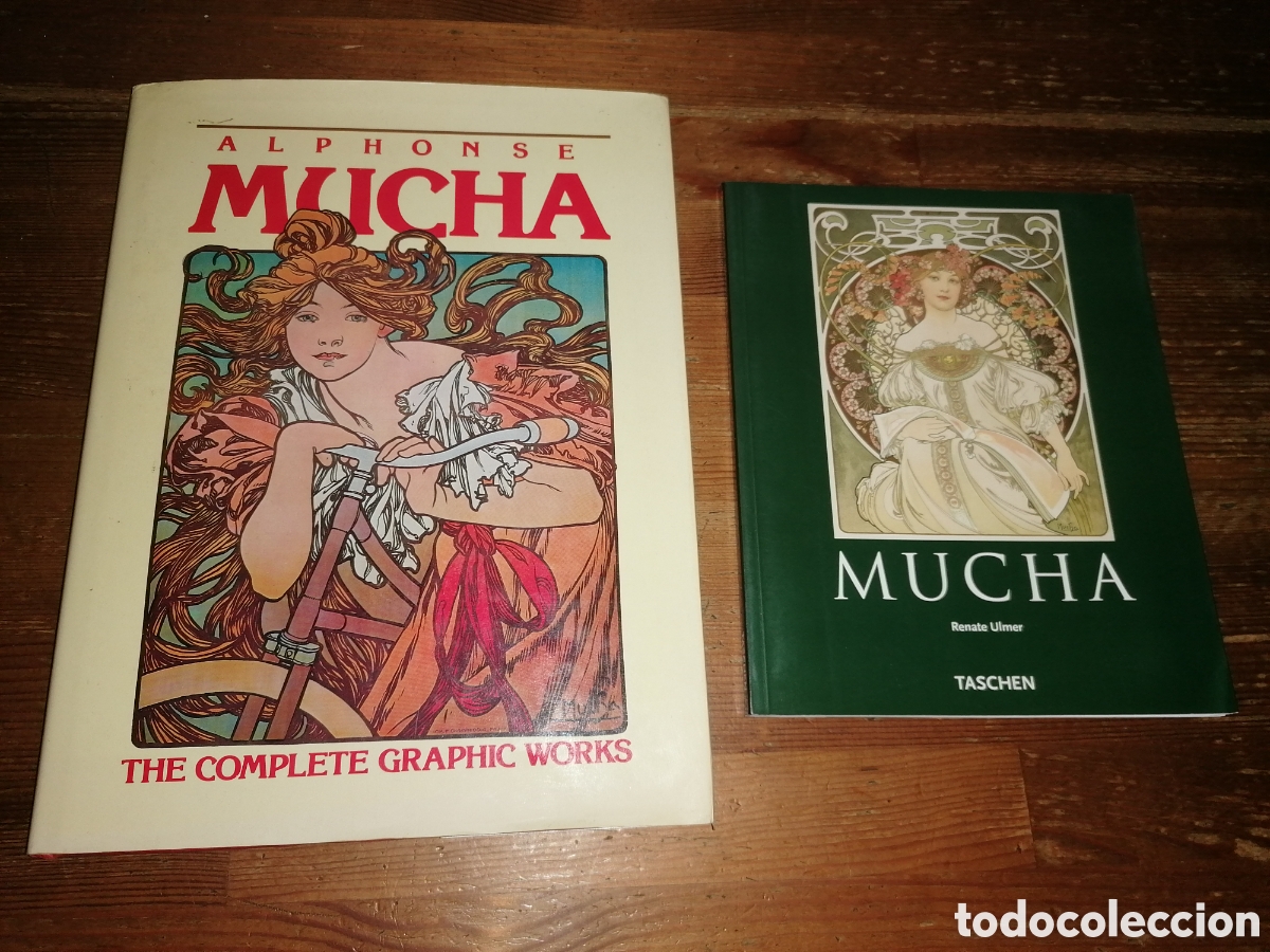 Libros de segunda mano: ALPHONSE MUCHA. The Complete Graphic Works + MUCHA. Renate Ulmer - Foto 1