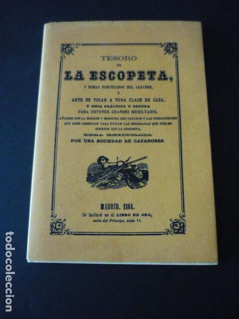 Libros de segunda mano: TESORO DE LA ESCOPETA ED. FACSIMIL - Foto 1