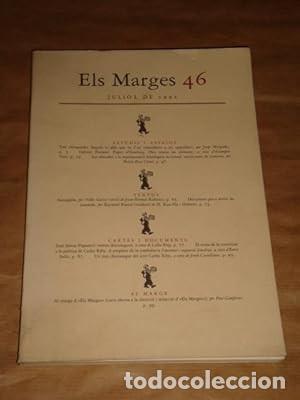 Libros de segunda mano: Els Marges (n. 46, juliol de 1992) - Foto 1