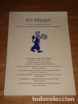 Libros de segunda mano: Els Marges (n&uacute;m. 88, primavera de 2009) - Foto 1