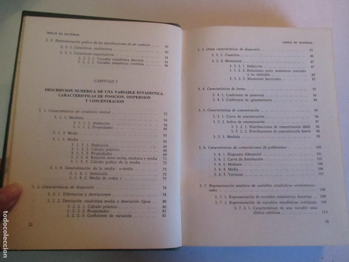 Libros de segunda mano: G&Eacute;RARD CALOT Curso de estad&iacute;stica descriptiva W30607 - Foto 4