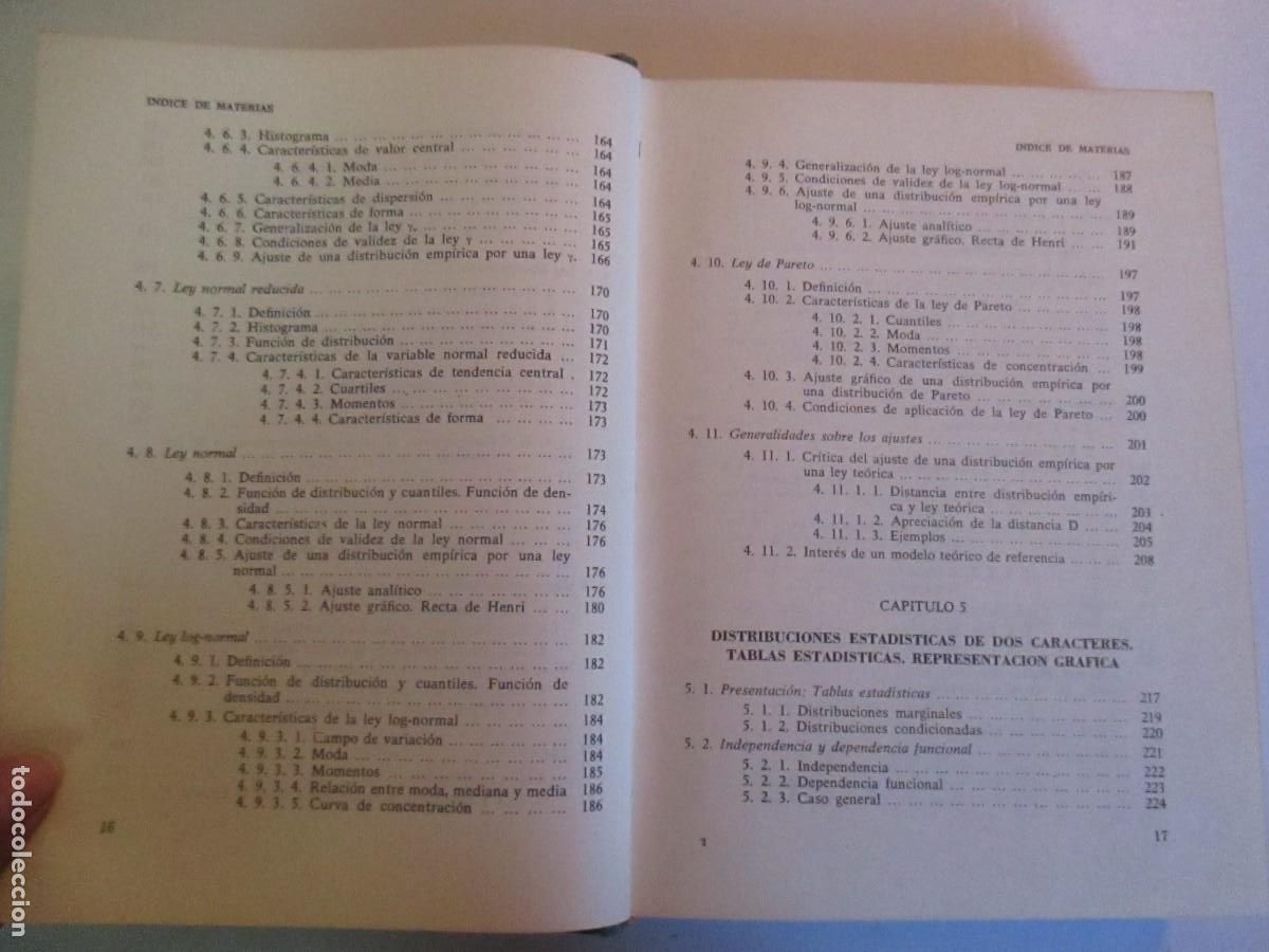Libros de segunda mano: G&Eacute;RARD CALOT Curso de estad&iacute;stica descriptiva W30607 - Foto 6