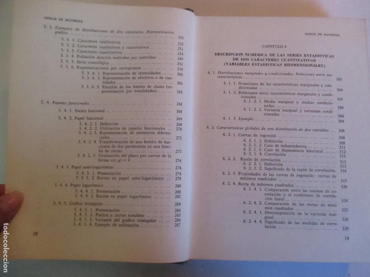 Libros de segunda mano: G&Eacute;RARD CALOT Curso de estad&iacute;stica descriptiva W30607 - Foto 7