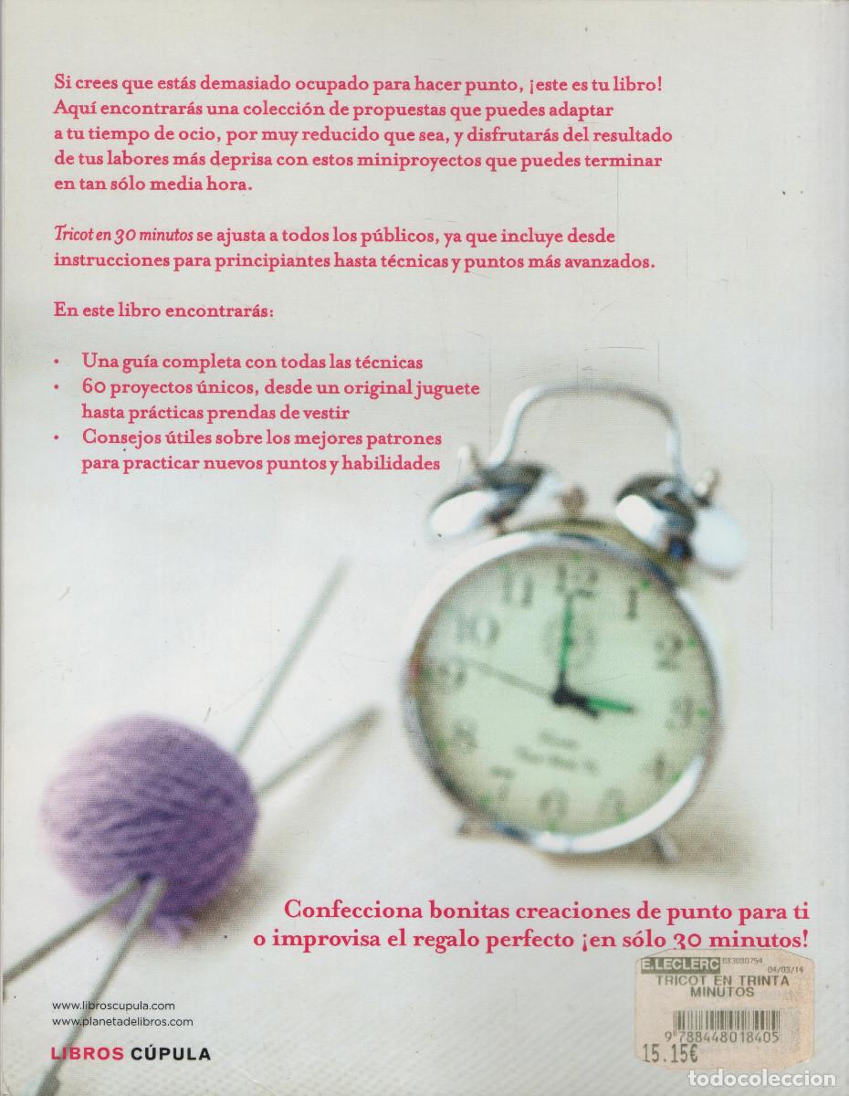 Libros de segunda mano: Tricot en 30 minutos. Carol Meldrum. libros C&uacute;pula. 2014. - Foto 2