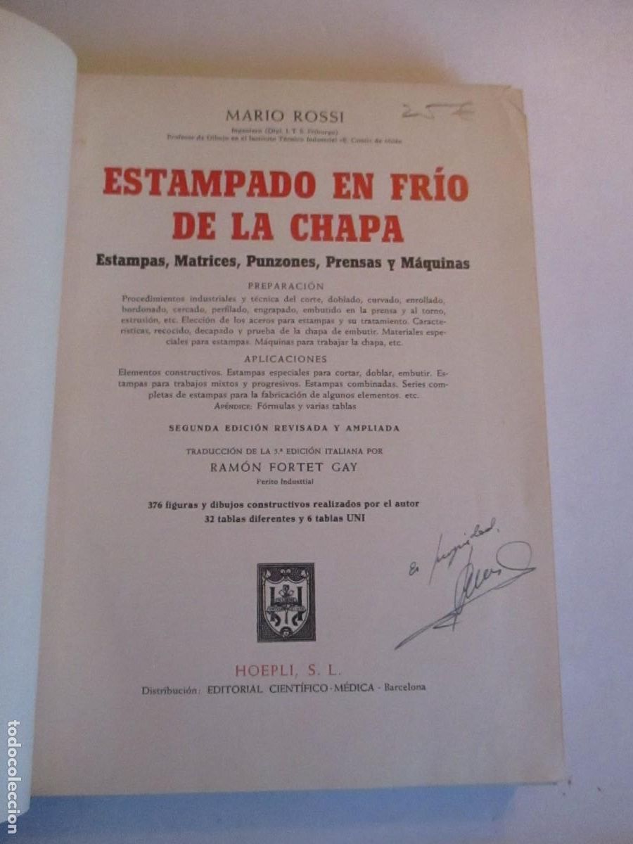 Libros de segunda mano: MARIO ROSSI Estampado en fr&iacute;o e la chapa W30623 - Foto 2