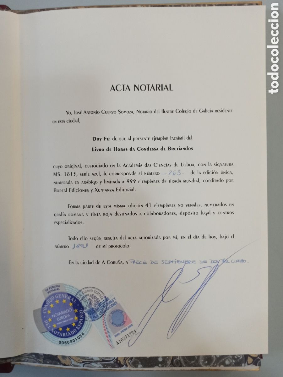 Libros de segunda mano: LIBRO DE HORAS CONDESA DE BERTIANDOS. ED. FACS&Iacute;MIL. - Foto 12