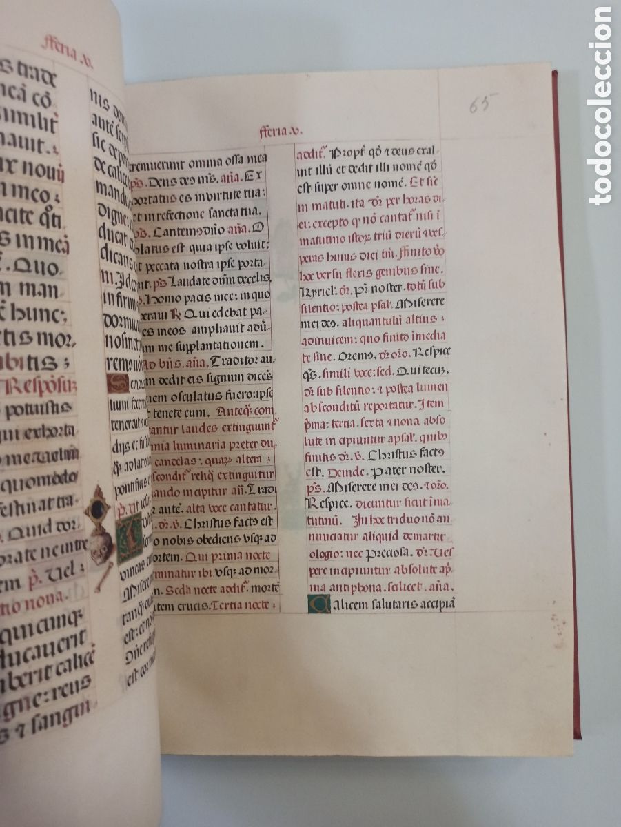 Libros de segunda mano: LIBRO DE HORAS CONDESA DE BERTIANDOS. ED. FACS&Iacute;MIL. - Foto 19
