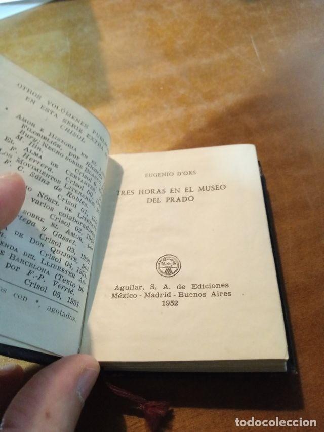 Libros de segunda mano: Crisol Tres horas en el museo del Prado