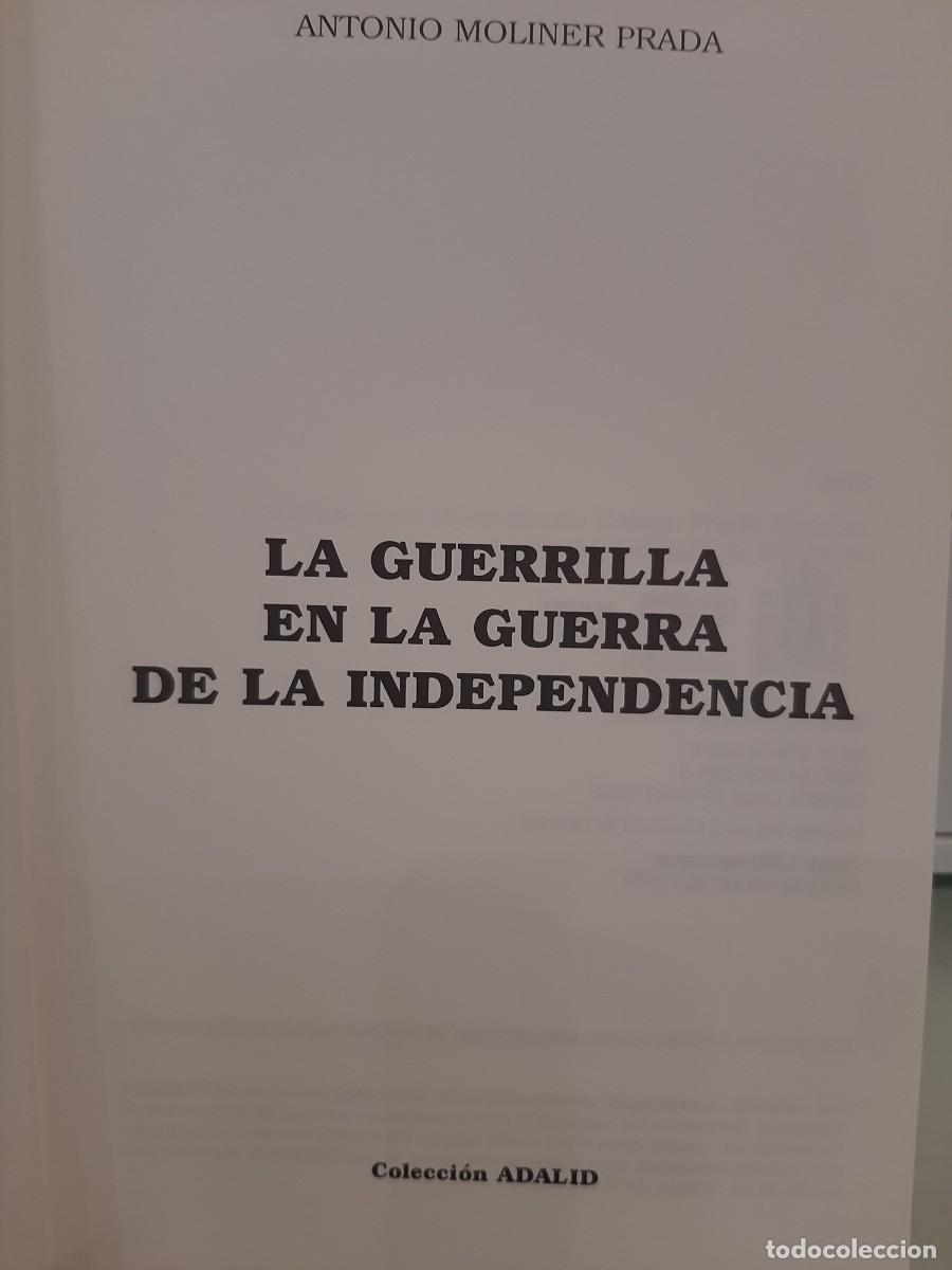 Libros de segunda mano: Antonio Moliner Prada. La guerrilla en la Guerra de la independencia - Foto 1