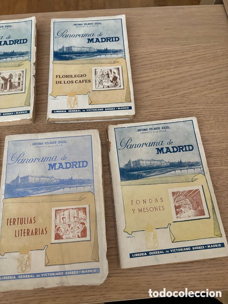 Libros de segunda mano: LOTE 7 LIBROS ANTONIO VELASCO ZAZO / PANORAMA DE MADRID / - Foto 6