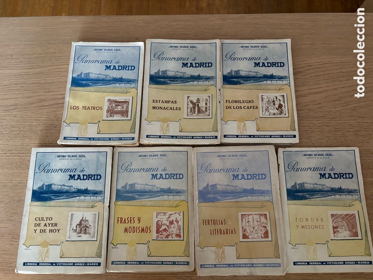 Libros de segunda mano: LOTE 7 LIBROS ANTONIO VELASCO ZAZO / PANORAMA DE MADRID / - Foto 19