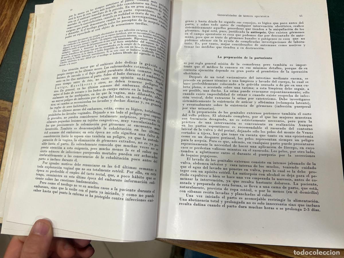 Libros de segunda mano: LIBRO TRATADO DE OBSTETRICIA OPERATORIA - A&Ntilde;O 1955 - Foto 4