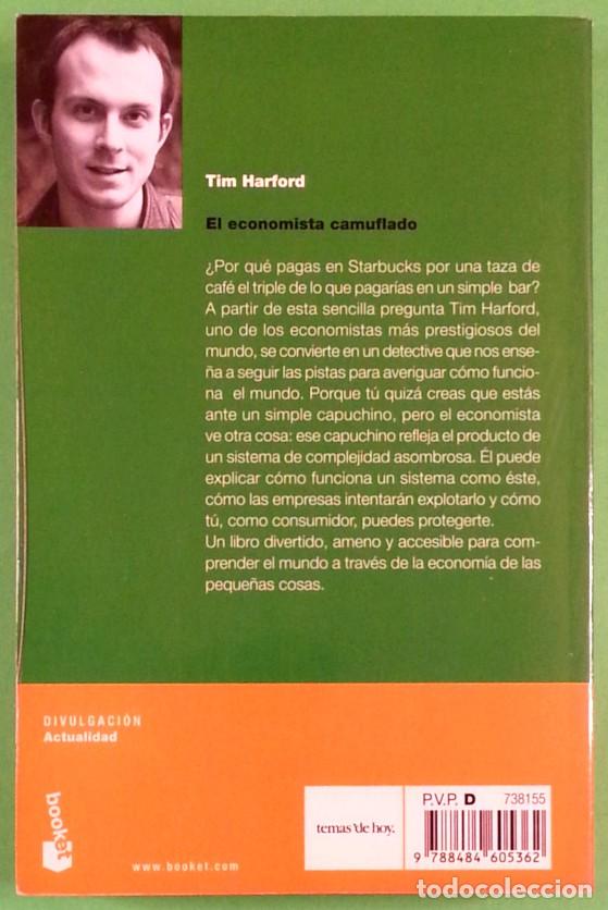 Libros de segunda mano: El economista camuflado - Tim Harford - Foto 2